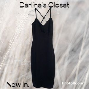 Little miss kiss dress black.